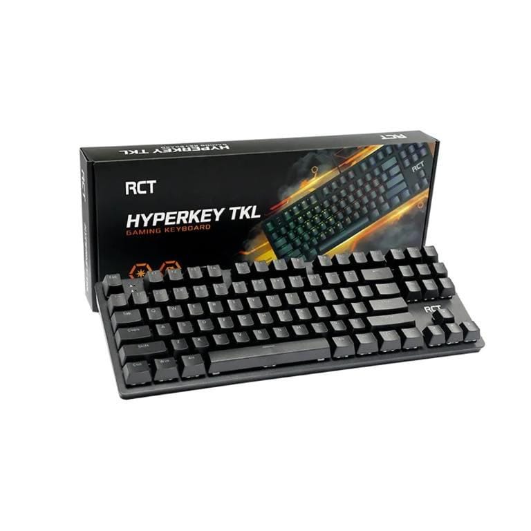 RCT HyperKeyTKL 87 keys Mechanical Gaming Keyboard; Blue mechanical switches; Multi Color LED Backlight.