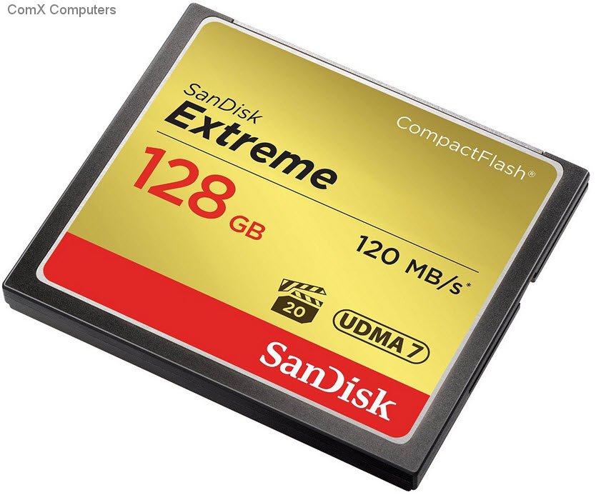 SanDisk Extreme Compact 128GB Flash Memory Card
