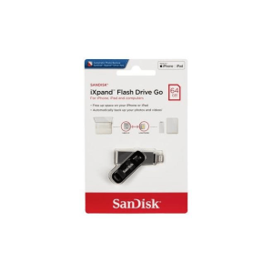 SanDisk iXpand Flash Drive Go 64GB USB 3.0 & Lightning for iPhone and iPad