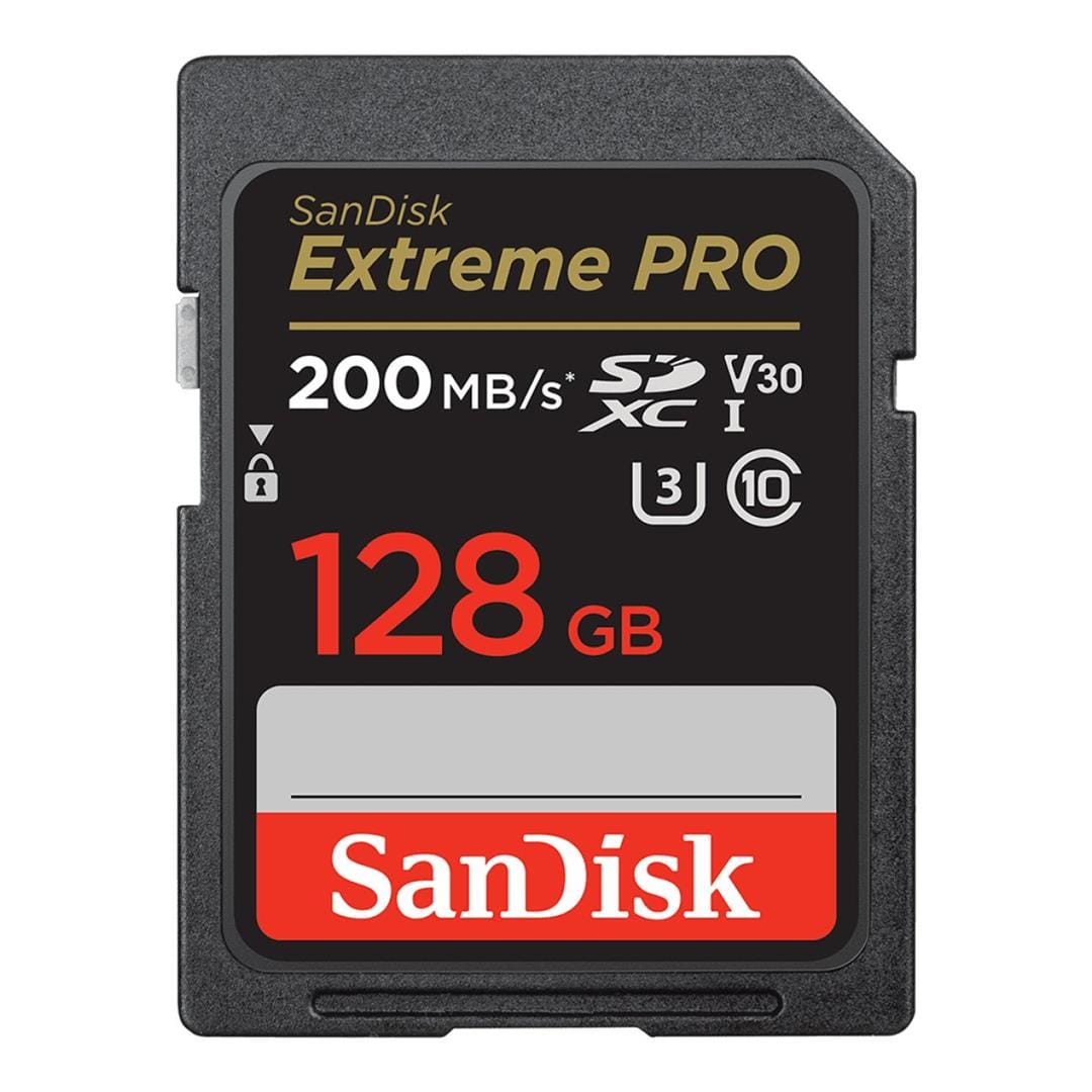 SanDisk Extreme Pro 128GB SD UHS-I Memory Card
