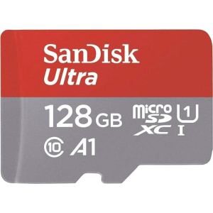 SanDisk Ultra 128GB Class 10 MicroSDXC Memory Card