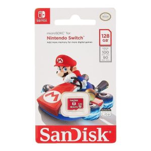 SanDisk microSDXC UHS-I Card 128GB for Nintendo Switch - Mario Edition