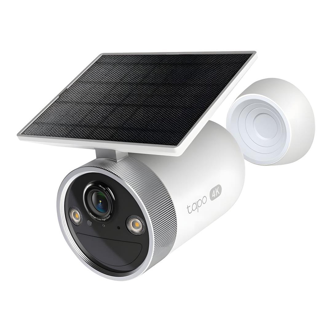 4K QHD (3840x2160), 2.4 G&5GHz, 7800mAh rechargeable lithium-ion battery, All-in-one solar panel