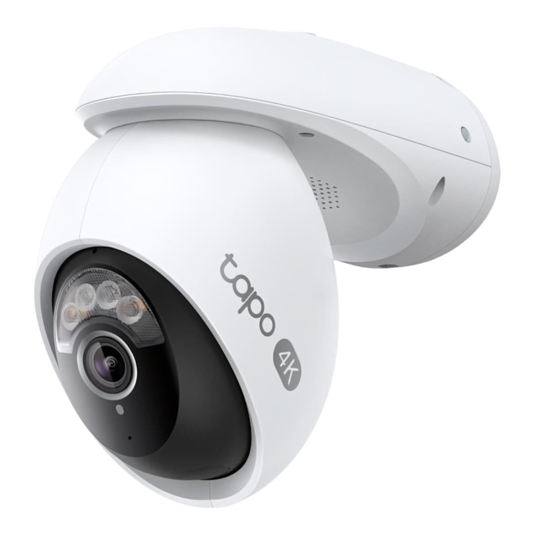 TP-Link Outdoor Pan/Tilt Security Wi-Fi Camera - 4K 8MP Resolution Ultimate Clarity, Local Facial Recognition, Wi-Fi 6 Dual-Band Connection, Starlight Color Night Vision, Free Pers