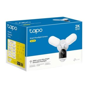 2800-Lumen Ultra-Bright Floodlight, 2K QHD Live View, Motion-Activated Floodlight, 270° Detection Zone, Smart AI Detecti