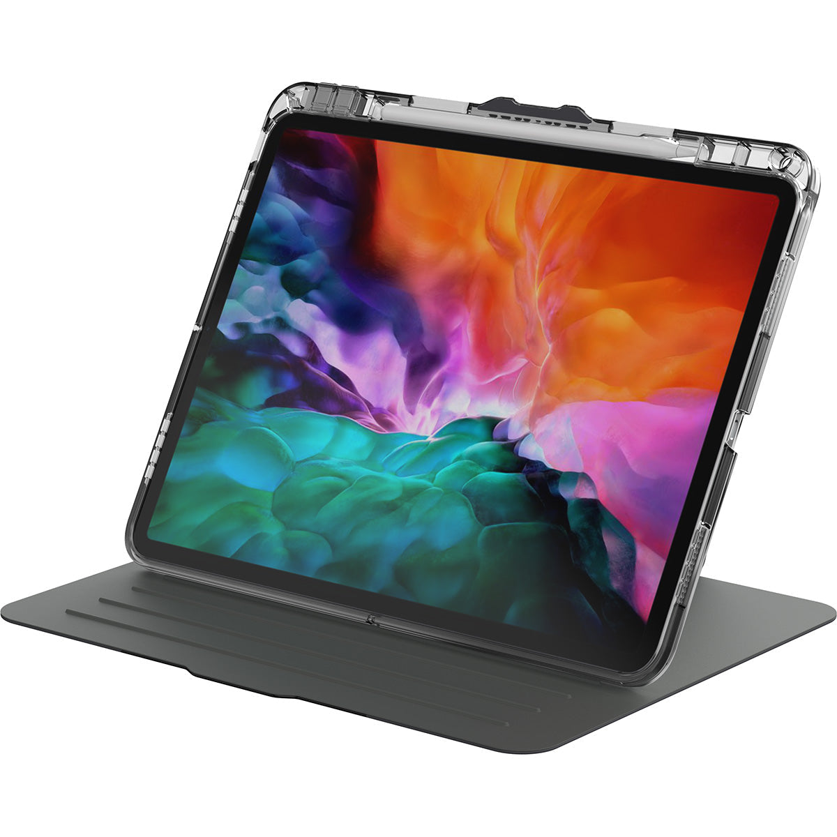 Targus - VersaVu Clear Case Compatible with Apple iPad Pro 13" M4/M5) - Black/Clear (The VersaVu Clear Case iPad Pro 13-inch (M4/M5) (Shows off your iPad Pro’s good looks while delivering device protection and 360-degree viewing)