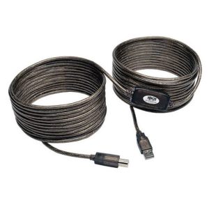 USB 2.0 A/B Active Repeater Cable (M/M), 36 ft. (10.97 m)