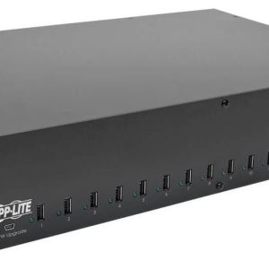 Eaton 16-Port USB Charging Station with Syncing, 230V, 5V 40A (200W) USB Charger Output, 2U Rack-Mount