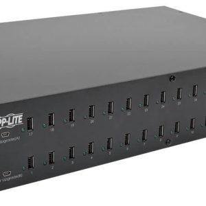 Eaton 32-Port USB Charging Station with Syncing, 230V, 5V 80A (400W) USB Charger Output, 2U Rack-Mount