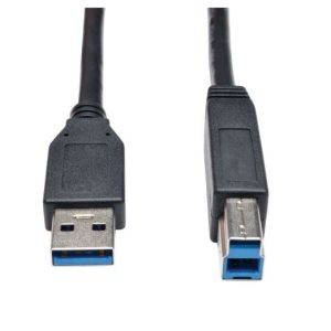 USB 3.0 SuperSpeed Device Cable (AB M/M) Black, 3 ft. (0.91 m)