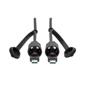 USB-A Male to USB-A Male Cable, SuperSpeed, 3.0/3.1, Industrial, 6 ft. (1.83 m) - IP68, Shielded, TAA