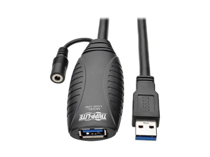 USB 3.0 SuperSpeed Active Extension Repeater Cable (USB-A M/F), 15M (49.21 ft.)