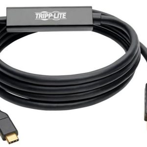 Tripp Lite series USB-C to DisplayPort Active Adapter Cable (M/M), 4K 60 Hz, 6 ft. (1.8 m)