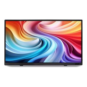 Acer 15.6" Portable Touch FHD IPS Screen 16:9 HDR10 1x miniHDMI + 2xType-C + Speakers + Audio out Wall Mountable Includes Cover (USB Type C; Mini HDMI TO HDMI and USB Type C To USB cables included) 1 YR Warranty (PM161QT)