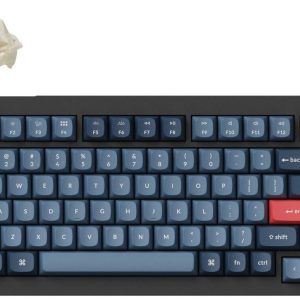 Keychron V1 Max QMK/VIA Wireless Custom Mechanical Keyboard | BANANA Switches – Black