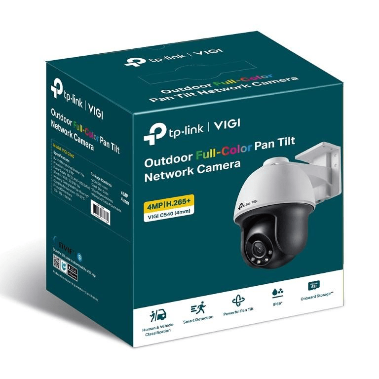 4mm Fixed lens, H.265+/H.265/H.264+/H.264, Smart detection, Smart Vid, ONVIF, Remote monitoring