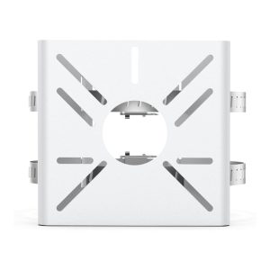 SGCC Galvanized Steel, VIGI White, 70–130 mm Pole Compatibility, 392.25 g, 105 × 100 × 39 mm, Bullet/PT Camera Mounting,