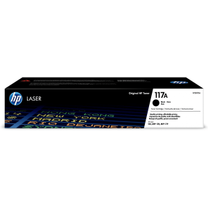 HP #117A BLACK ORIGINAL LASER TONER CARTRIDGE