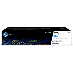 HP #117A CYAN ORIGINAL LASER TONER CARTRIDGE