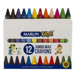 Marlin Kids Jumbo Wax Crayons