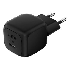 Belkin - BoostCharge - Single 45 Watt USB-C Charger (Does NOT include Cable) - Black