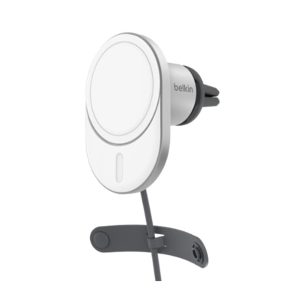 Belkin - BoostCharge Pro Wireless Charging Car Vent Mount with Magnetic Qi2 15 Watt with 20 Watt USB-C Power Delivery 3.0 car power supply unit - 1.2 Meter USB-C Cable.