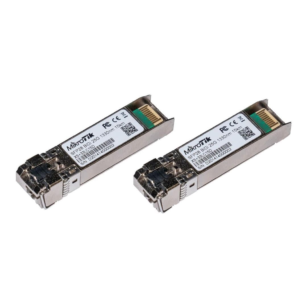 Single mode, 1G/10/25G, 15KM, LC, UPC, DDMI, Tx:1270nm Rx:1330nm / Tx:1330nm Rx:1270nm