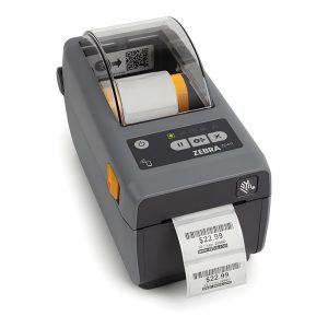 Zebra-Direct Thermal Printer ZD411; 300 dpi; USB; USB Host; Modular Connectivity Slot; BTLE5; EU and UK Cords; Swiss Font; EZPL