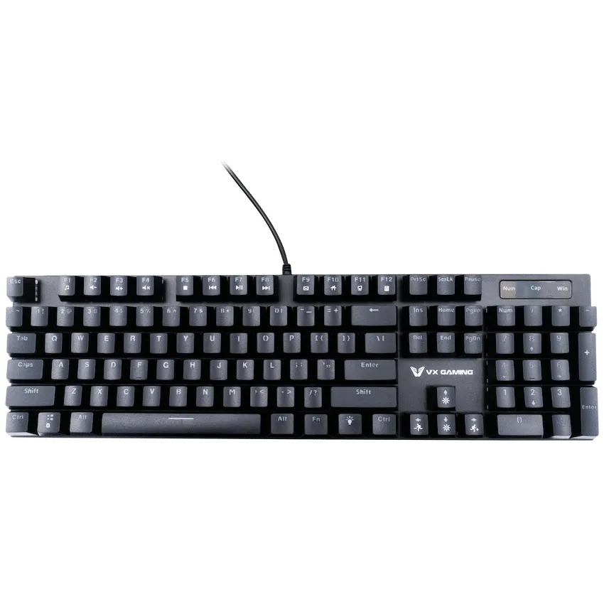 VX Gaming Floki Series RGB Full-Size Mechanical Gaming Keyboard