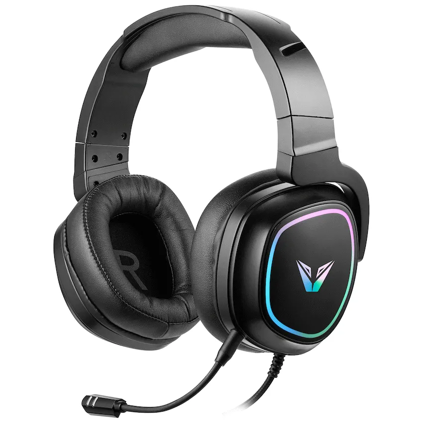VX Gaming Thunder Series RGB Wired Gaming Headset - Black
