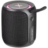 VolkanoX Wave Series IPX66 Bluetooth Speaker with RGB Lights - Black