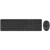VolkanoX Garnet Series Rechargeable Bluetooth + 2.4GHz Keyboard and Mouse Combo - Black