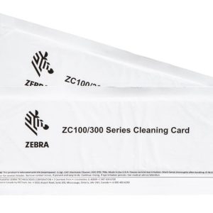 Zebra Cleaning Card Kit (Improved); ZC100/300; 2 Cards
