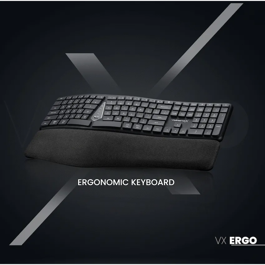 VolkanoX Ergo Split-Key Bluetooth Wireless Keyboard - Image 2
