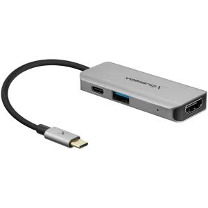 VolkanoX Core 3-in-1 USB-C Adapter (HDMI, USB 3.0, 100W PD)