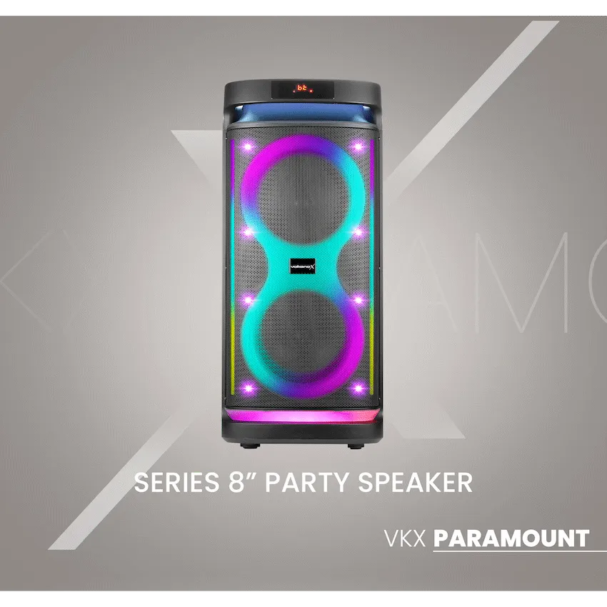 VolkanoX Paramount Series 8" Bluetooth Party Speaker 80W - Image 4
