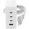 mophie-Wall Adapter-USB-C-PD-HUB-120W-GAN-White-EU(3xUSBC + 1xUSBA)