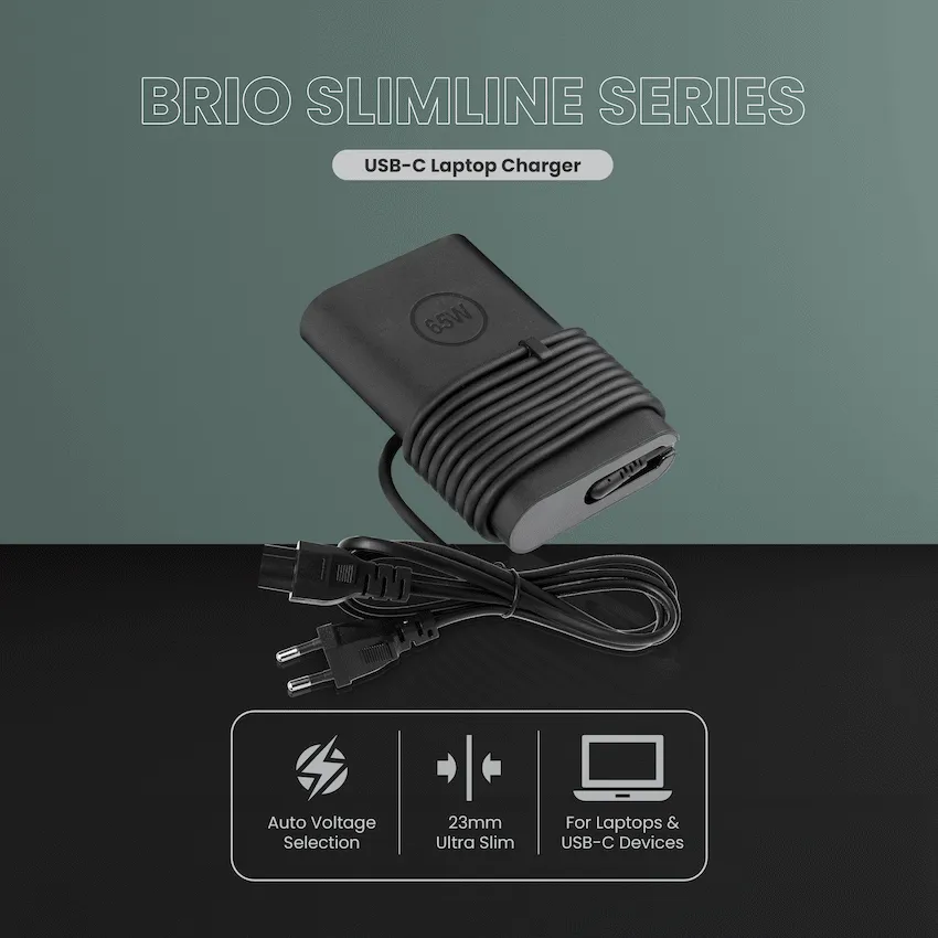 Volkano Brio Slimline Series 65W USB-C Laptop Charger - Image 5