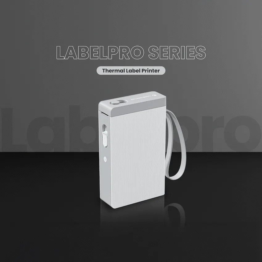 Volkano LabelPro Series Portable Bluetooth Thermal Label Printer - White - Image 5