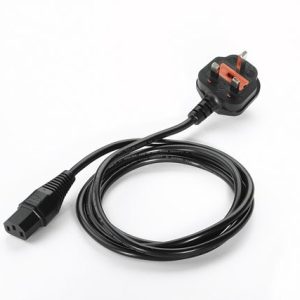 AC Line Cord; 1.8M; three wire; grounded BS1363 plug. Associated Countries: