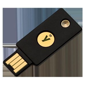 Yubico - YubiKey 5 NFC -USB-A - Two-Factor authentication (2FA) Security Key, Connect via USB-A or NFC, FIDO Certified - Protect Your Online Accounts