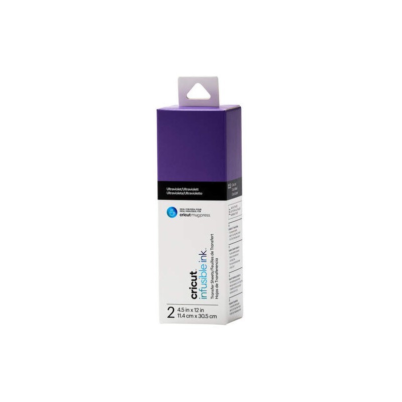 2008886 - Cricut Joy Infusible Ink Transfer Sheet 2-pack (Ultraviolet) 11.5x30.5cm