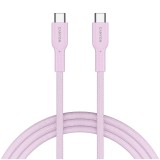 CANYON cable OnWire 60CL C-C 60W COLOR Braided 1m Pink