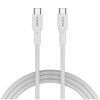 CANYON cable OnWire 60CL C-C 60W COLOR Braided 1m White