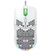 CANYON Puncher GM-11, Gaming Mouse with 7 programmable buttons, Pixart 3519 optical sensor, 4 levels of DPI and up to 4200, 5 million times key life, 1.65m Ultraweave cable, UPE feet and colorful RGB lights, White, size:128.5x67x37.5mm, 105g
