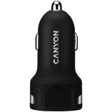 CANYON car charger C-04 2.4A/2USB-A Black