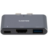 CANYON hub DS-1 3in1 Thunderbolt 3 Space Grey