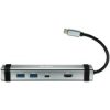 CANYON hub DS-3 4in1 USB-C Space Grey