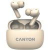 CANYON headset OnGo TWS-10 ANC+ENC Beige