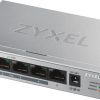 Zyxel GS1005-HP, 5 Port Gigabit PoE+ unmanaged desktop Switch, 4 x PoE, 60 Watt